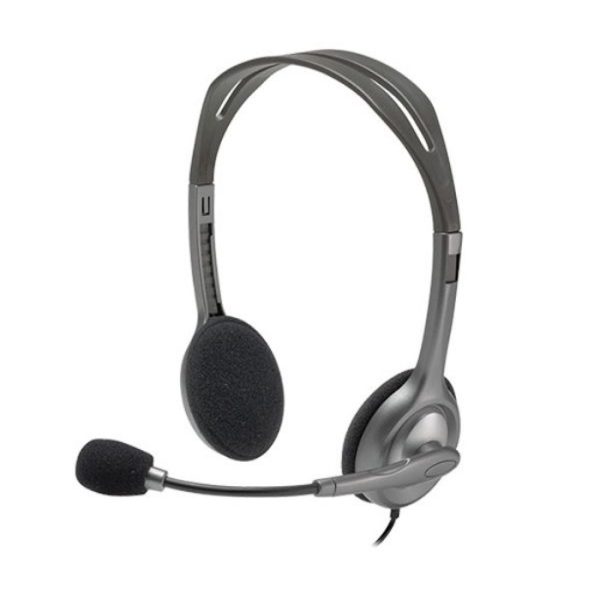 אוזניות חוטיות עם מיקרופון שיחות Logitech H110